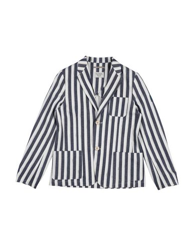 Fred Mello Kid Boy Blazer White Size 14 Cotton, Polyamide