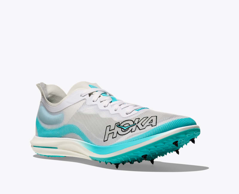 HOKA Cielo FlyX Lite Shoes in Cosmic Grey/Cielo Blue