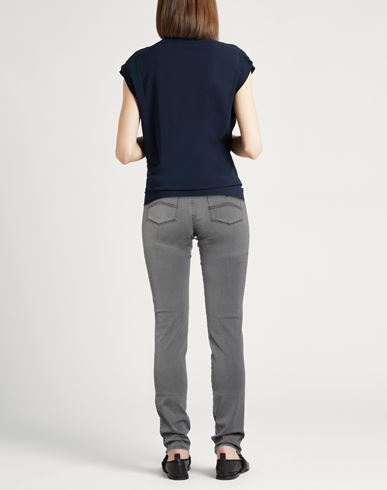Woman Jeans Grey Size 28 Cotton, Lyocell, Elastomultiester, Elastane