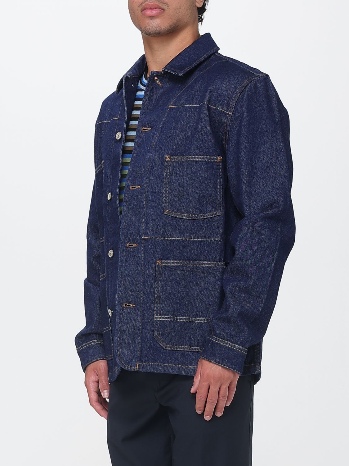 Jacket Men color Blue