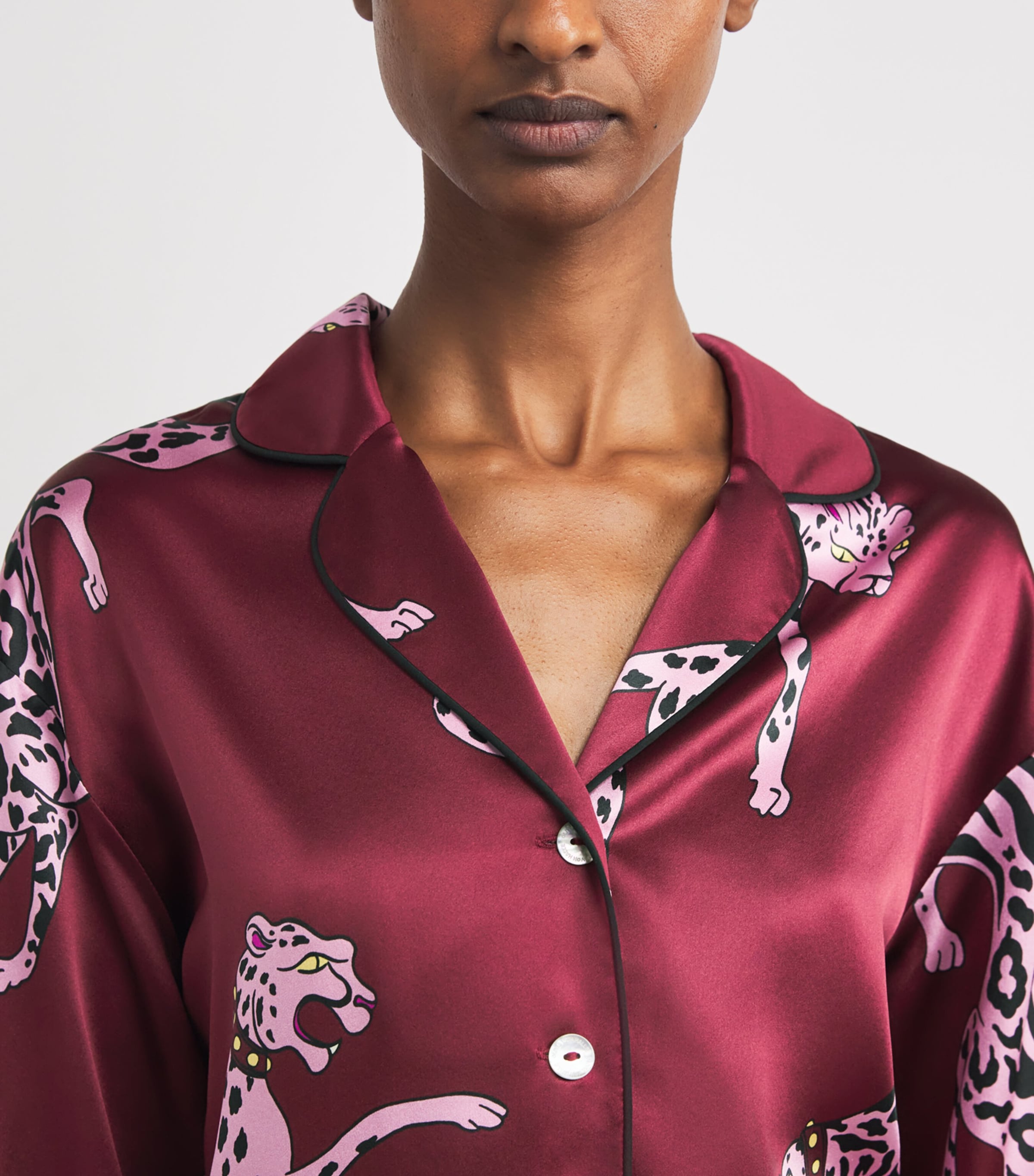 Silk Cheetah Alba Pyjama Set