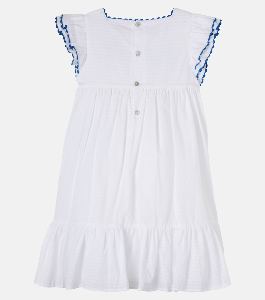 Evelyn embroidered cotton dress