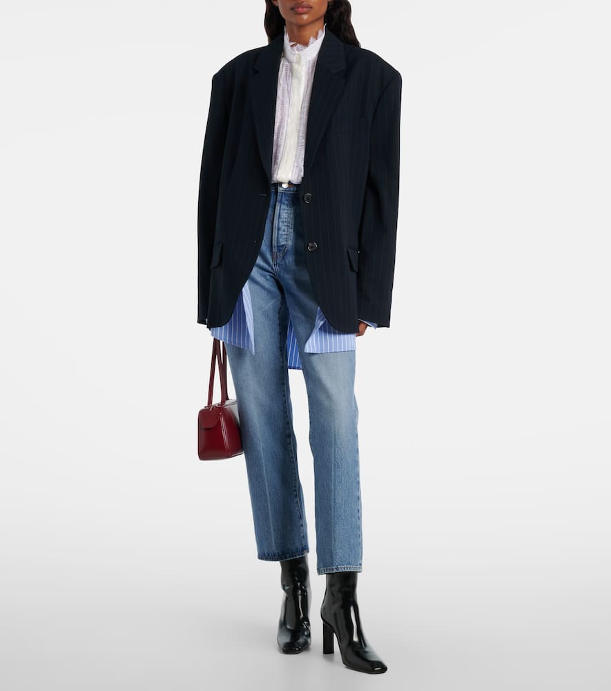 The Vertical Crop straight jeans