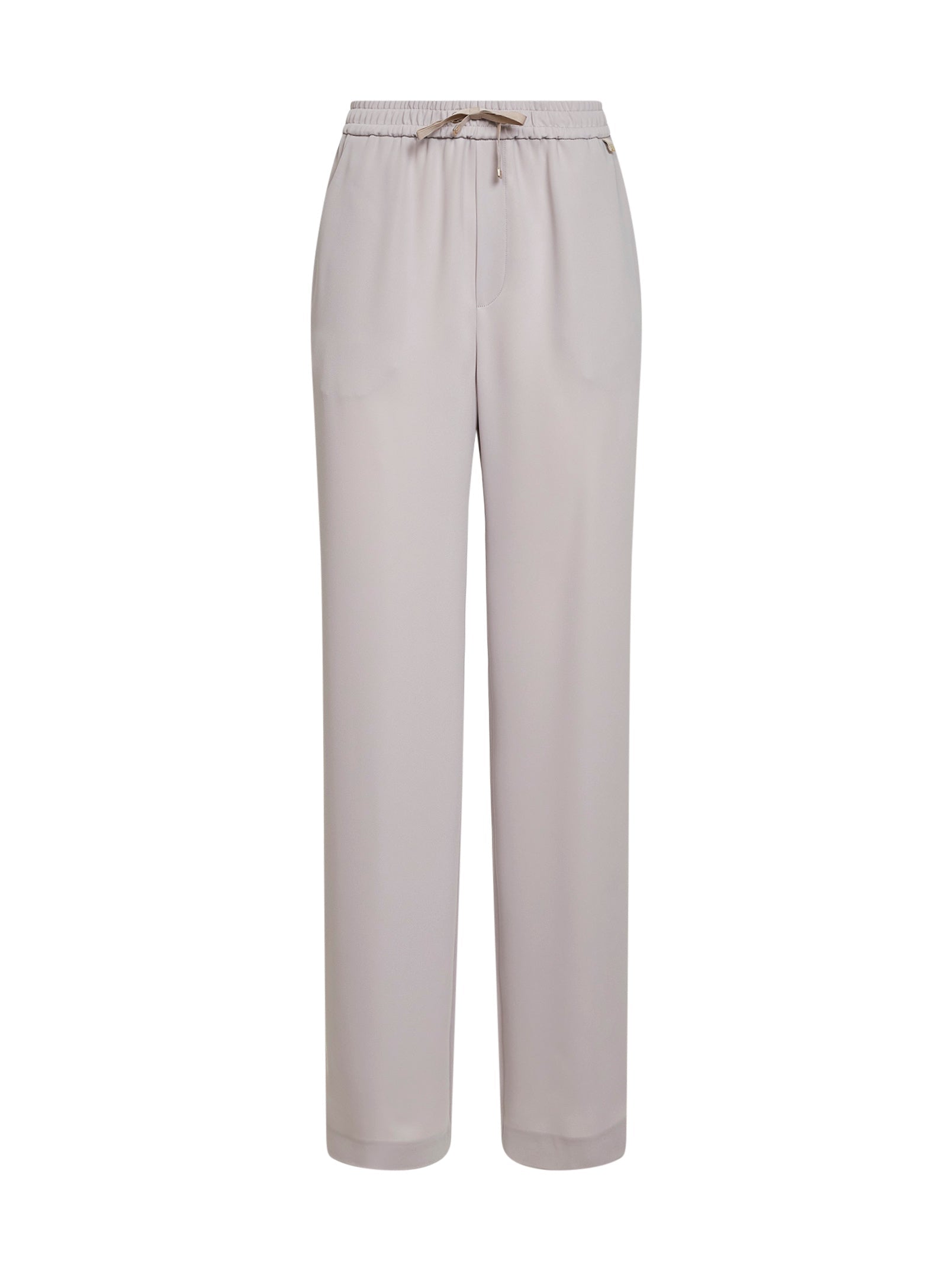 Matte Double Cady Trousers — Beige