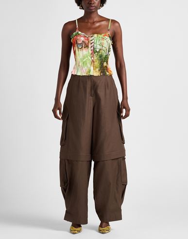 Woman Top Green Size L EcoVero viscose