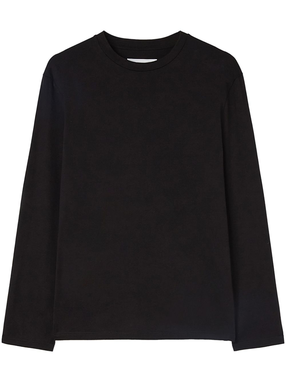 Logo-print long-sleeve T-shirt - Black