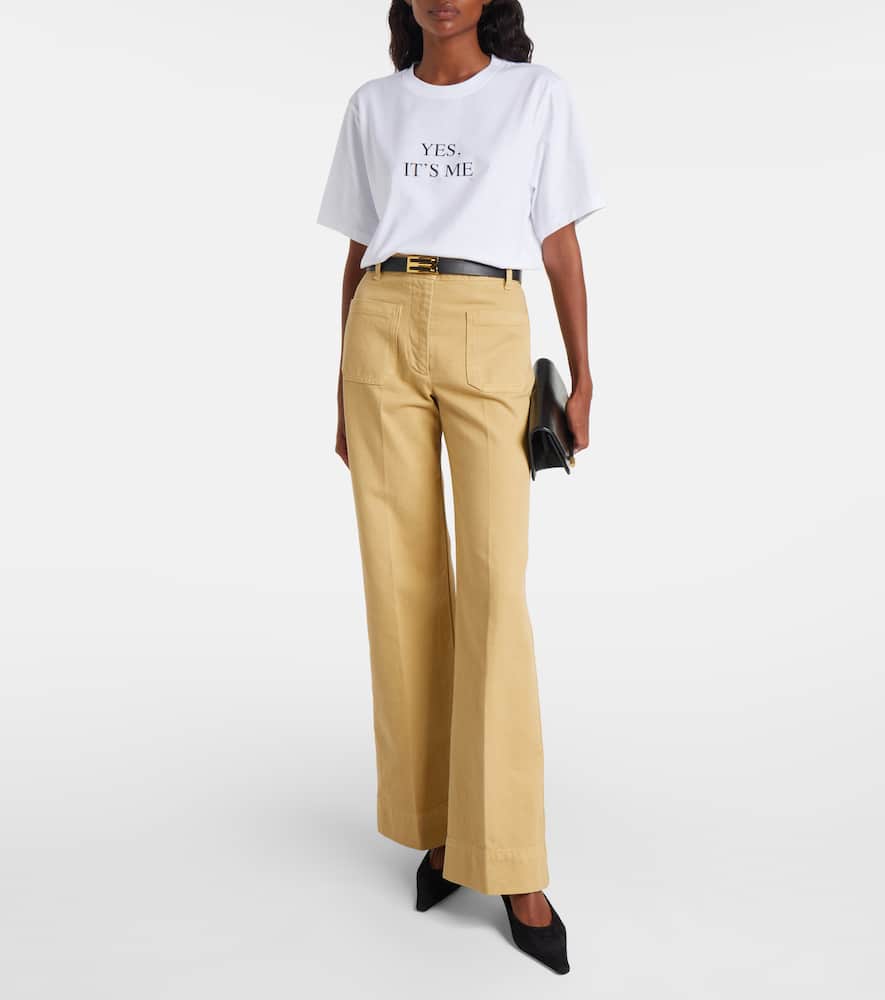 Alina high-rise flared jeans