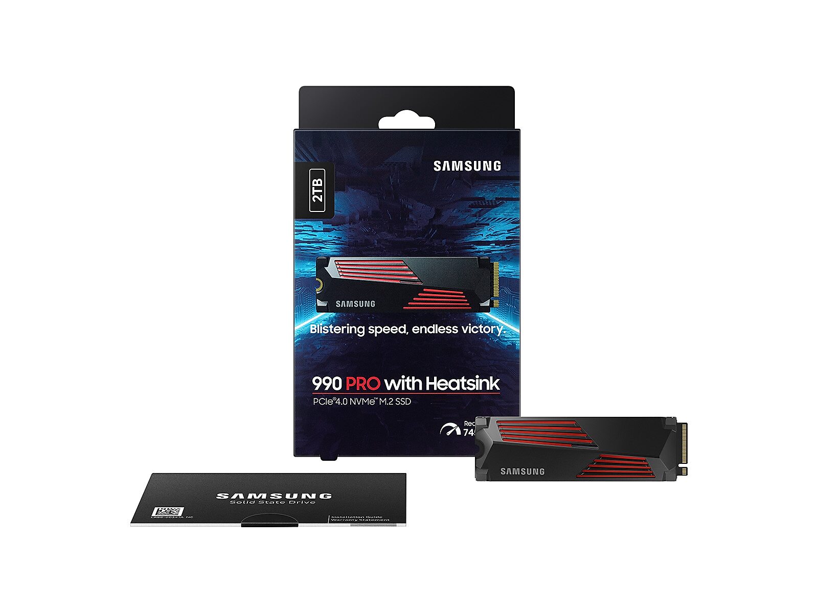 990 PRO w/ Heatsink PCIe® 4.0 NVMe™ SSD 2TB(MZ-V9P2T0CW)