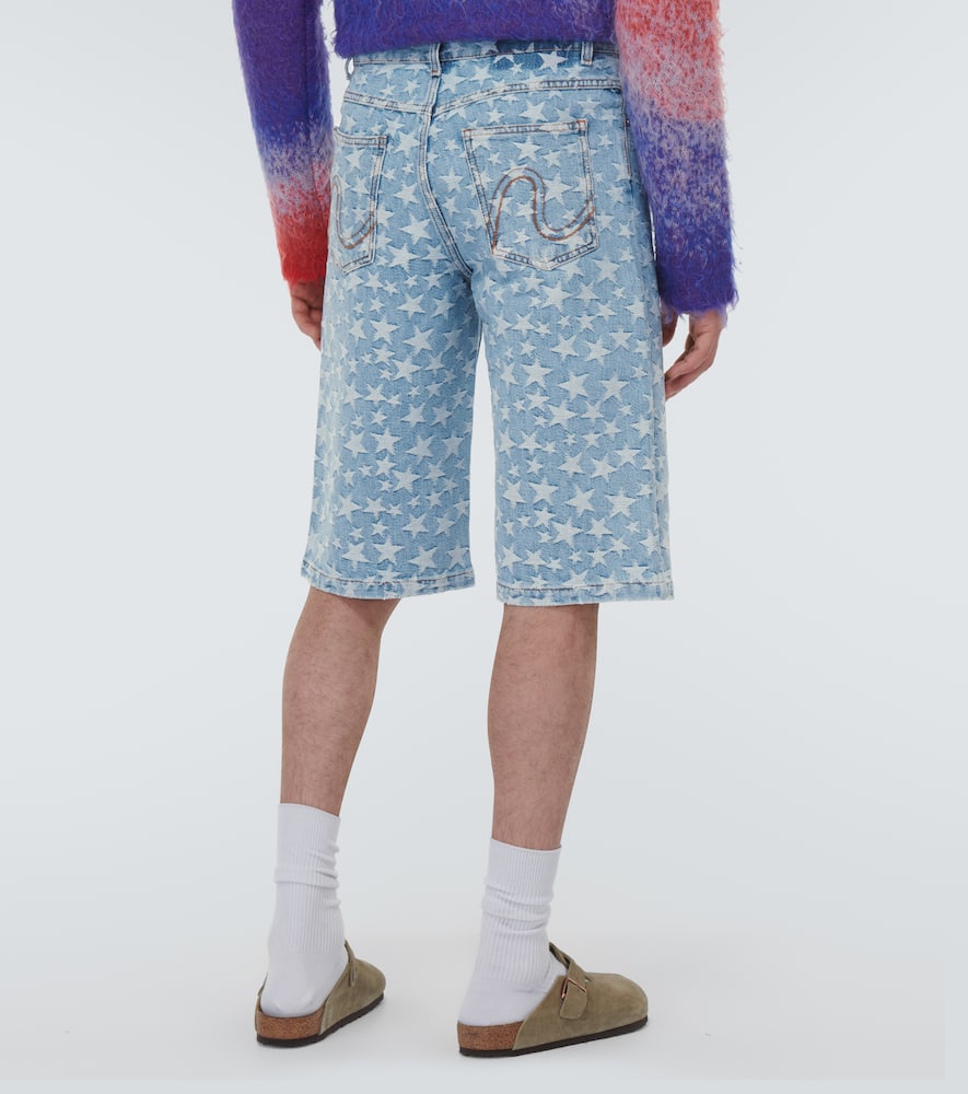 ERL Jacquard denim overshirt