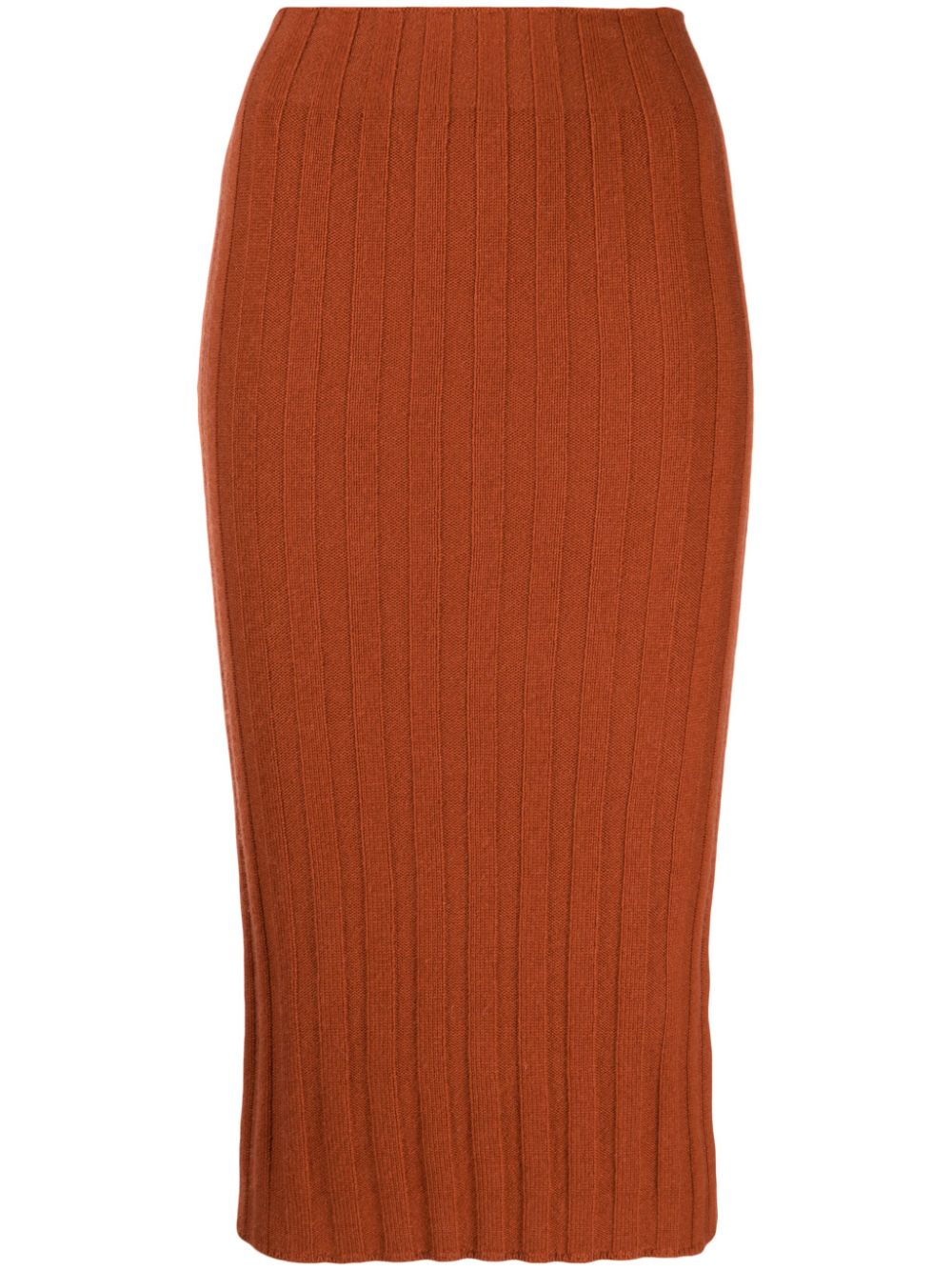 Lenny pencil skirt - Brown