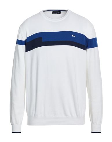 Man Sweater White Size 3XL Cotton