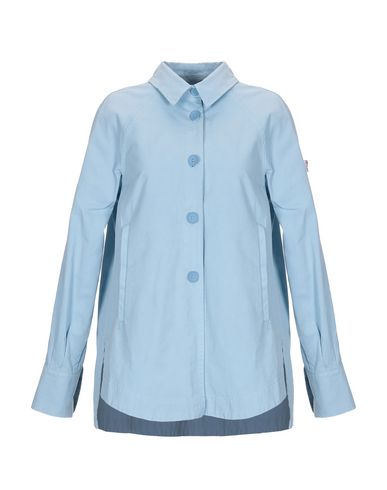 Woman Shirt Sky blue Size 6 Cotton