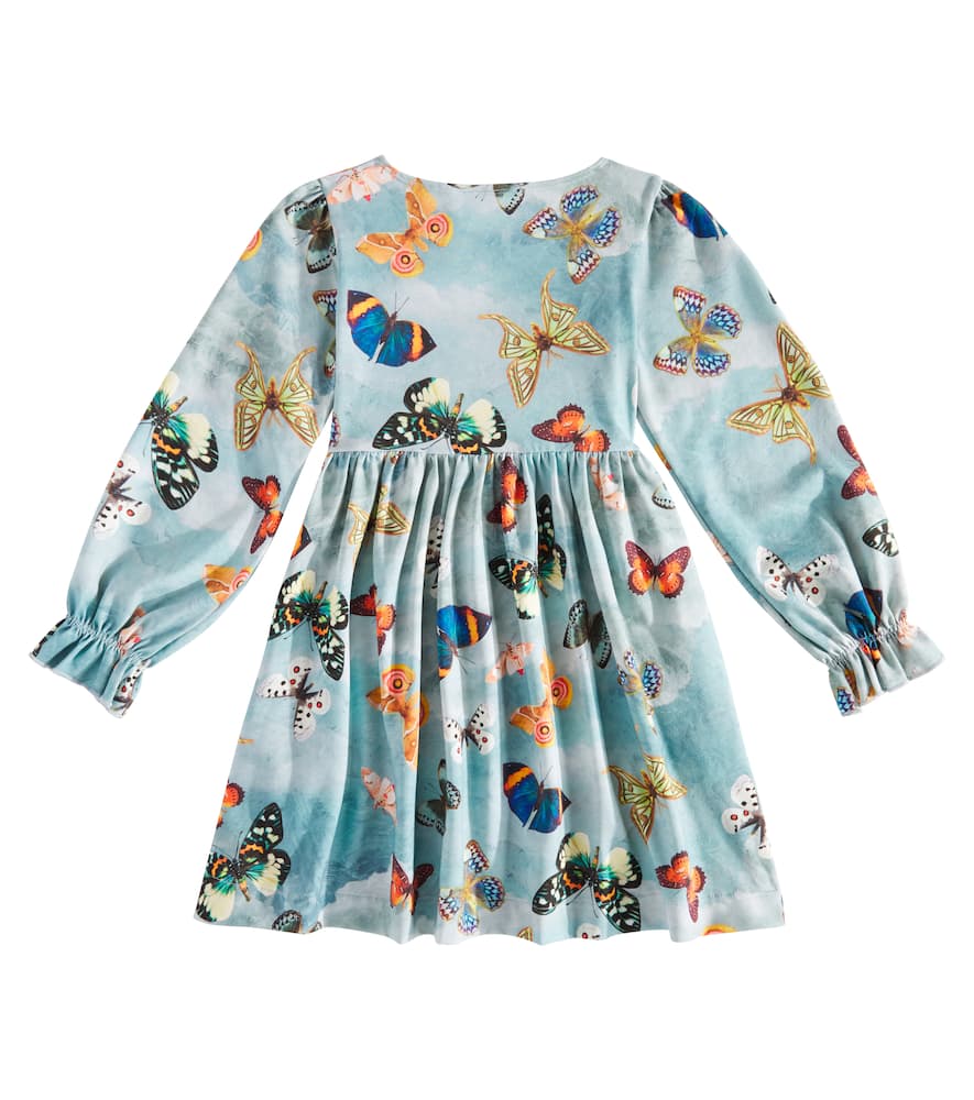 Camie printed cotton-blend dress