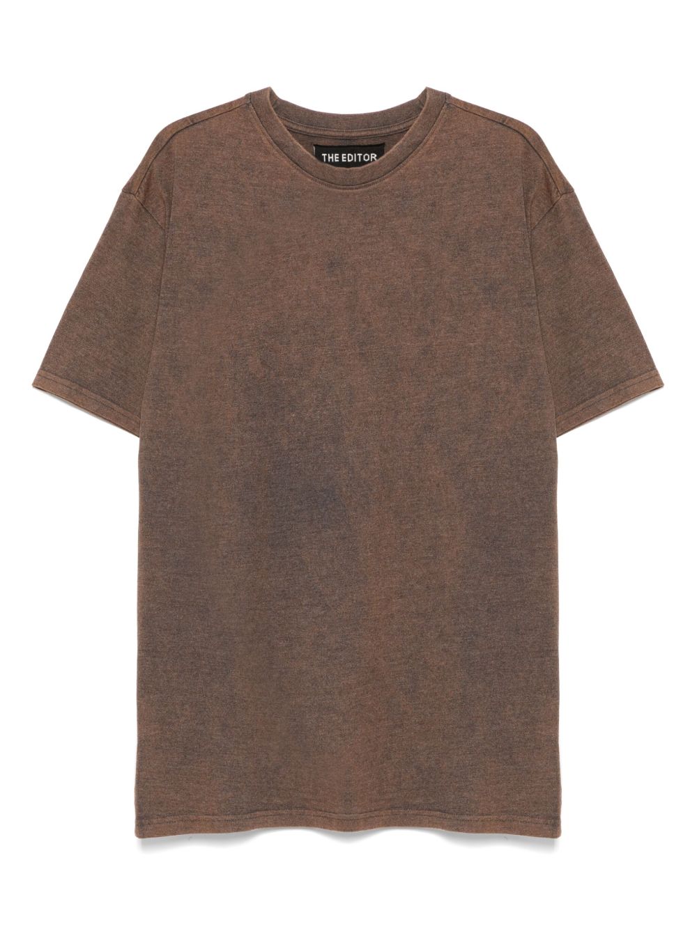 The Editor cotton T-shirt - Brown