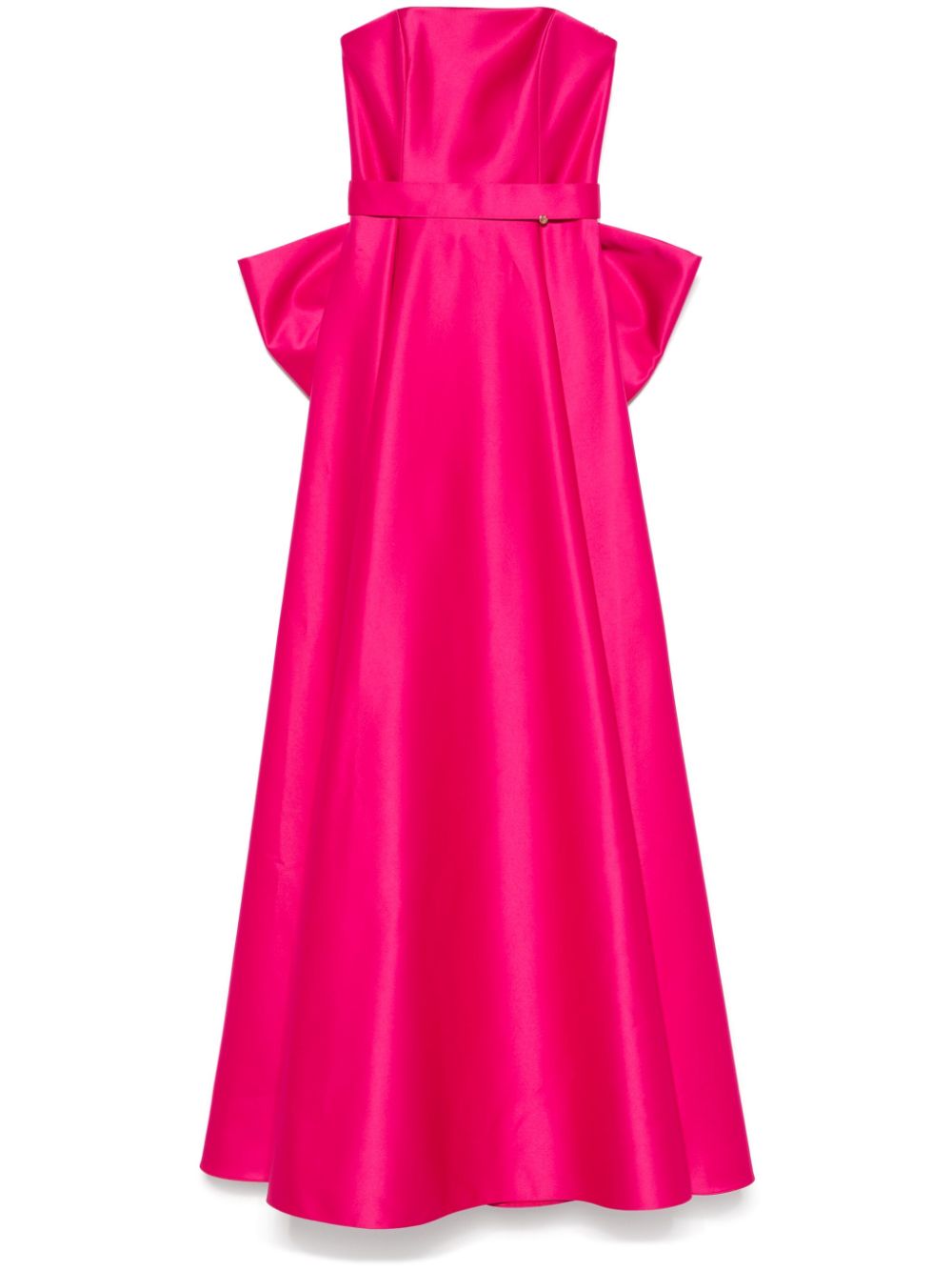 Bow-detail maxi dress - Pink