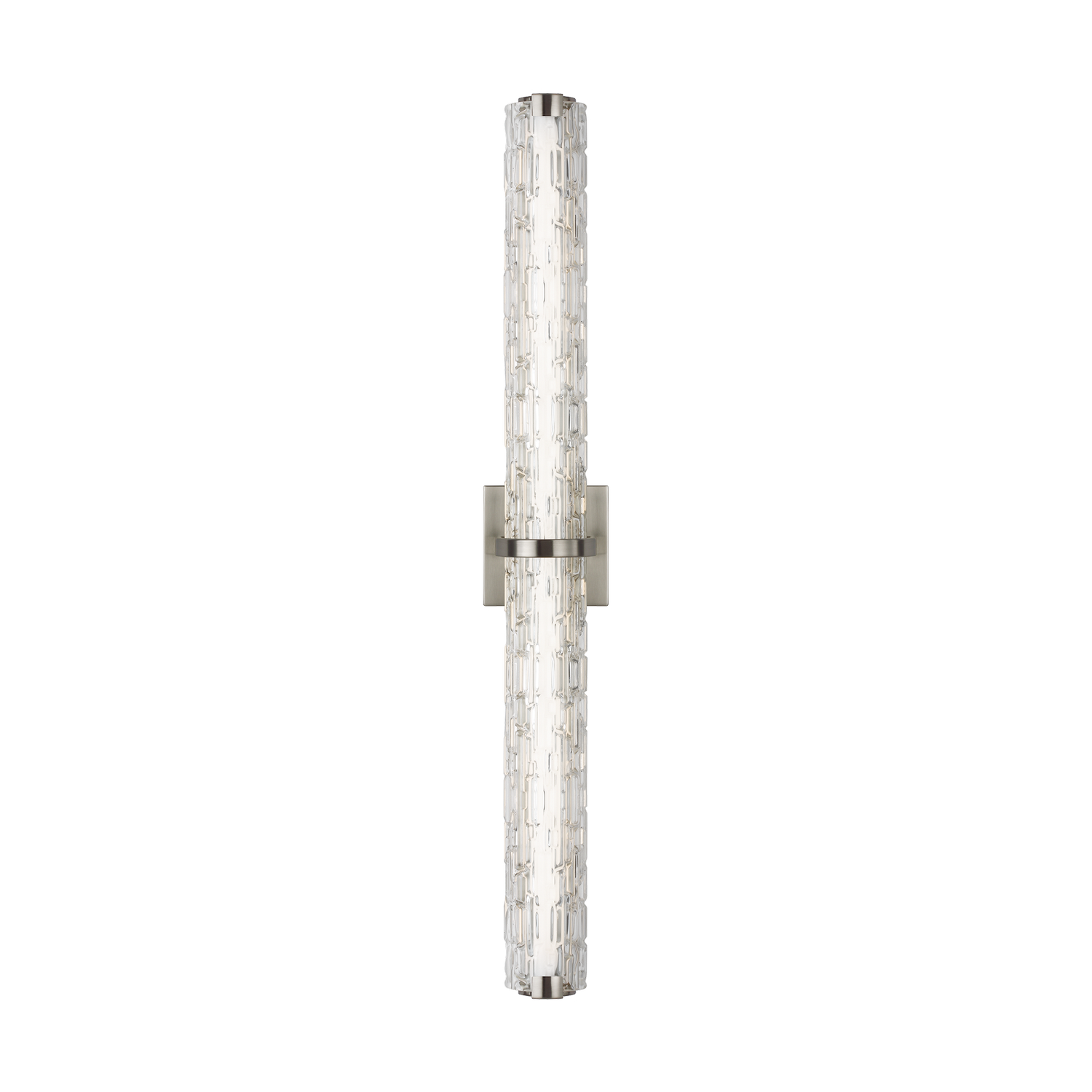 Visual Comfort Studio Cutler LED Bathroom Vanity Light in Satin Nicke