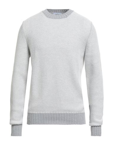 Man Sweater Light grey Size 42 Virgin Wool, Viscose, Cashmere