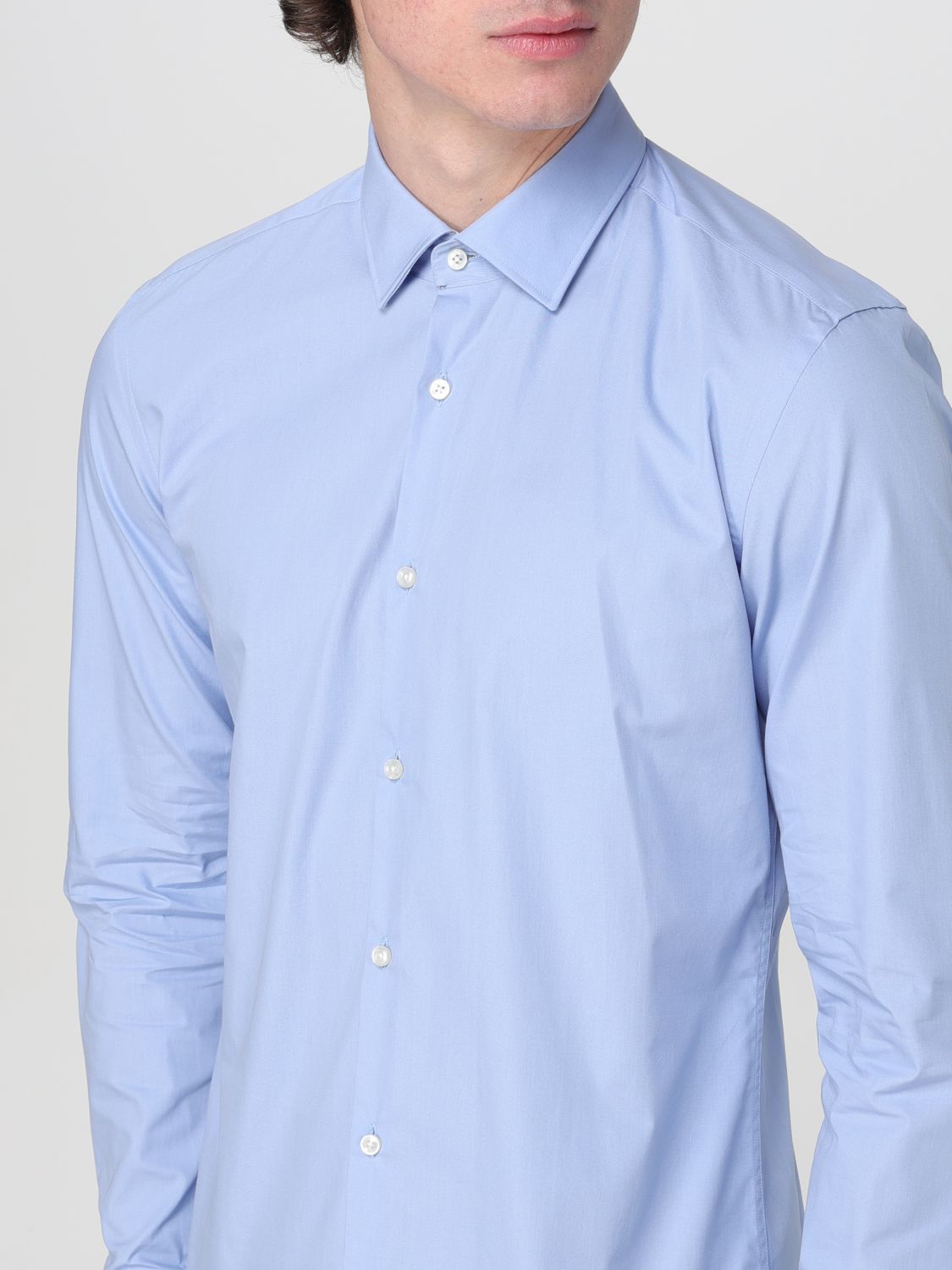 Shirt Men color Sky Blue
