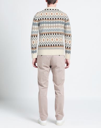 Man Sweater Ivory Size 42 Wool, Polyamide