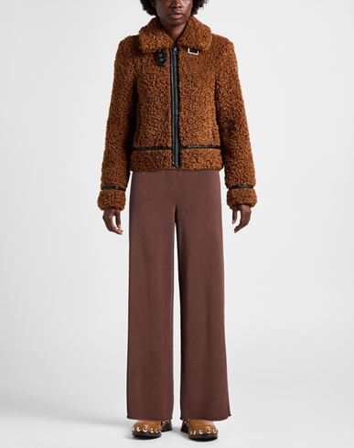 Woman Pants Brown Size M Viscose, PBT