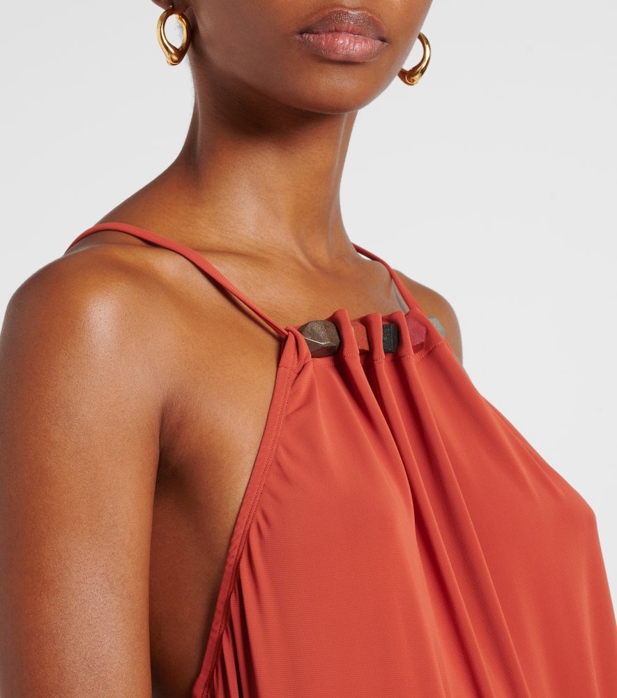 Tiana halterneck maxi dress