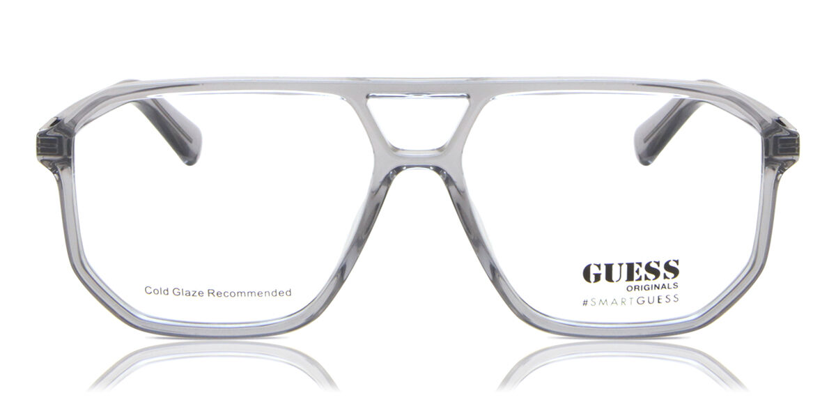 Guess GU8252 020 Men's Eyeglasses Clear 57 - Blue Light Block Available