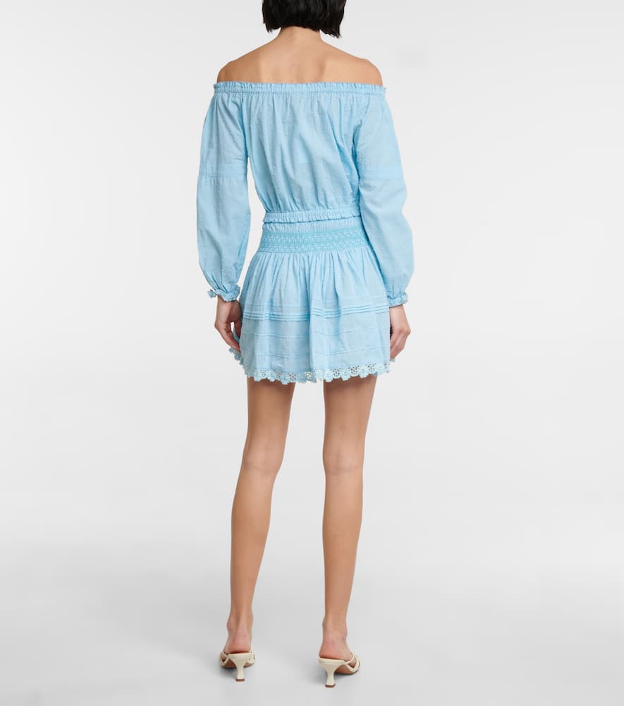 Galia cotton off-shoulder top
