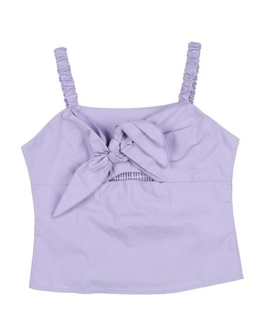 L:ú L:ú By Miss Grant Kid Girl Top Lilac Size 16 Cotton