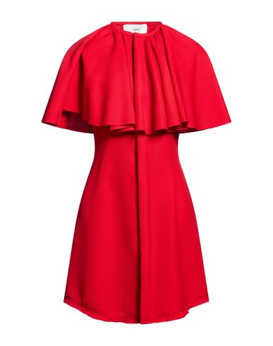 Woman Mini dress Red Size 2 Virgin Wool