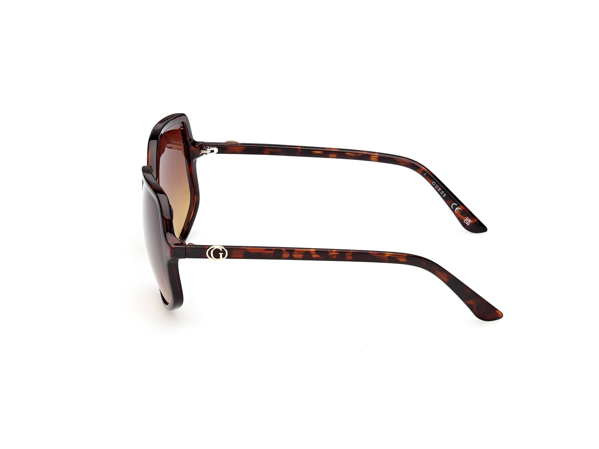 Guess Mujer Guess GU00257 52F Gafas de sol Inyectado la Habana Marrón Cuadrada Norma