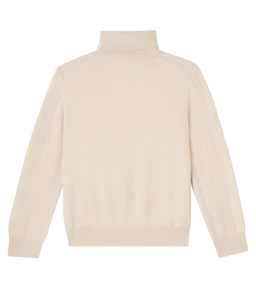 Virgin wool turtleneck sweater