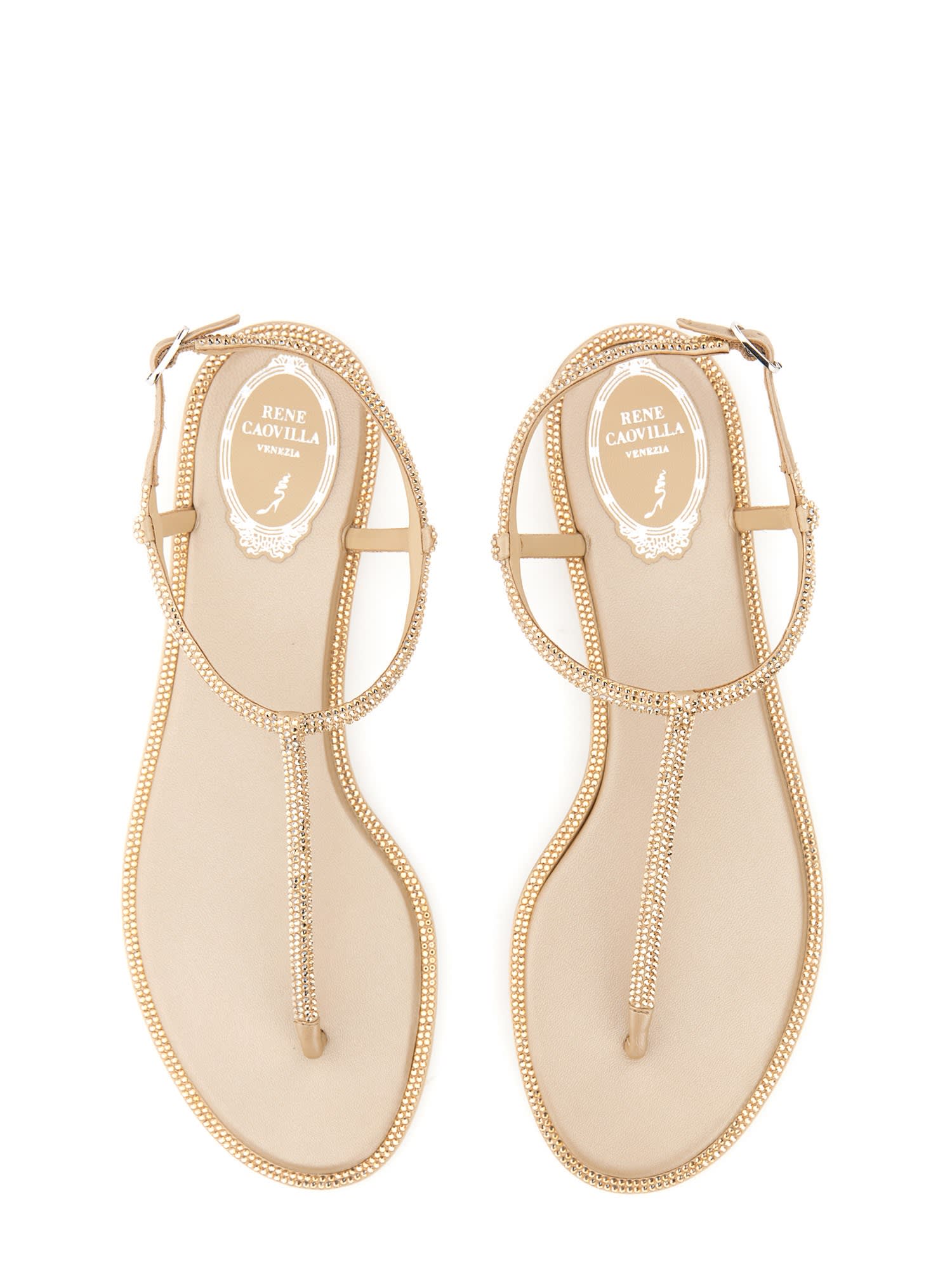 Diana Sandal With Crystals