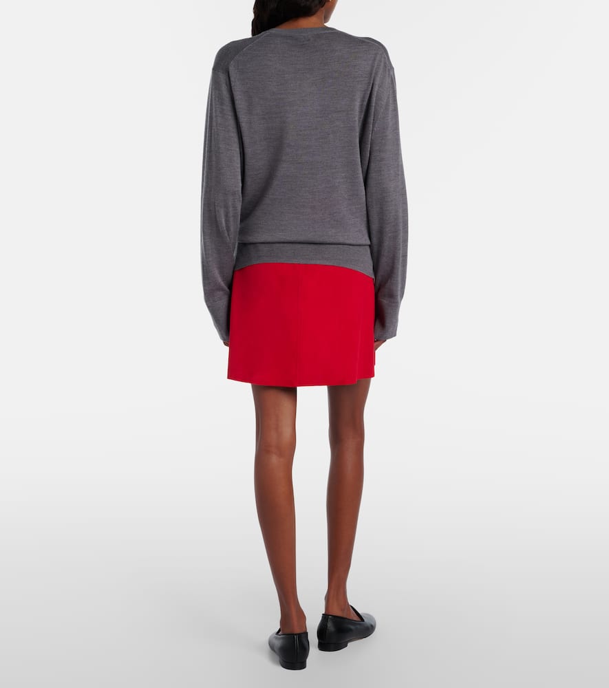 Lucie 22 suede miniskirt