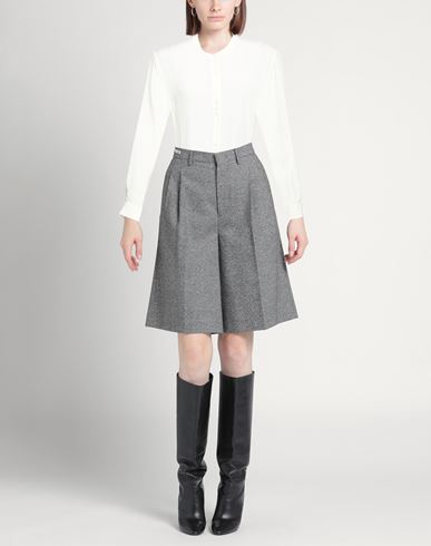 Woman Shirt Off white Size L Acetate, Silk