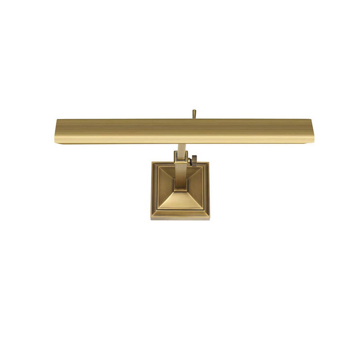 WAC Lighting 120V Hemmingway 14" LED Hard Wired Picture Light in Burnished Brass - PL-LED14-27-BB