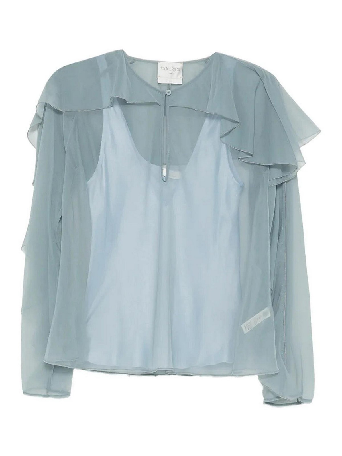 Strong strong pebble voile shirt
