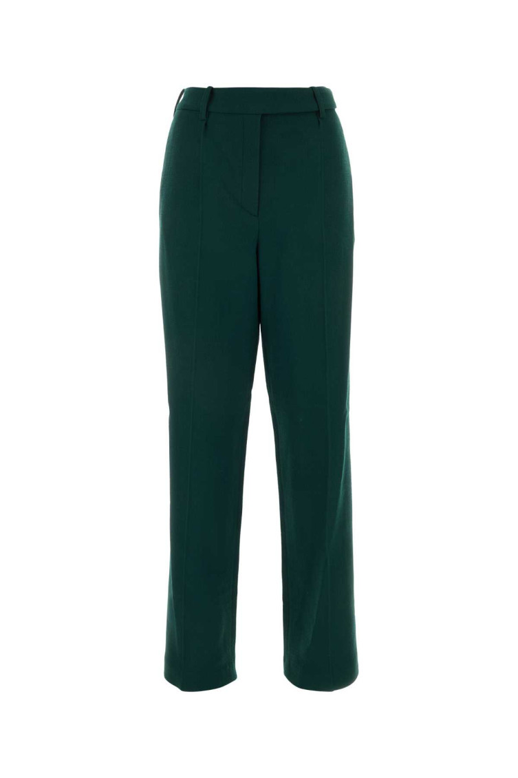 Dark Green Wool Pant