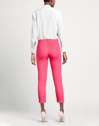 Woman Pants Garnet Size 6 Cotton, Polyamide, Elastane