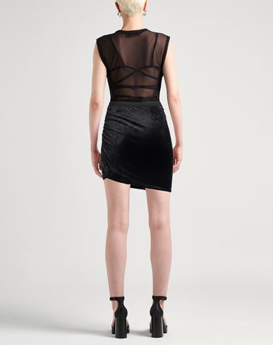 Woman Mini skirt Black Size 6 Viscose, Polyamide