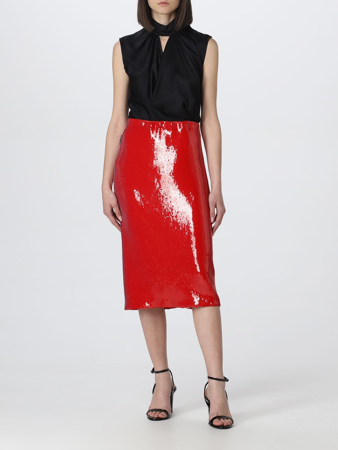 Top Woman color Black