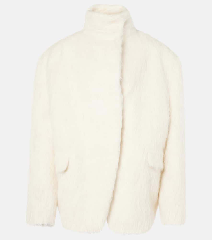 Alpaca-blend jacket