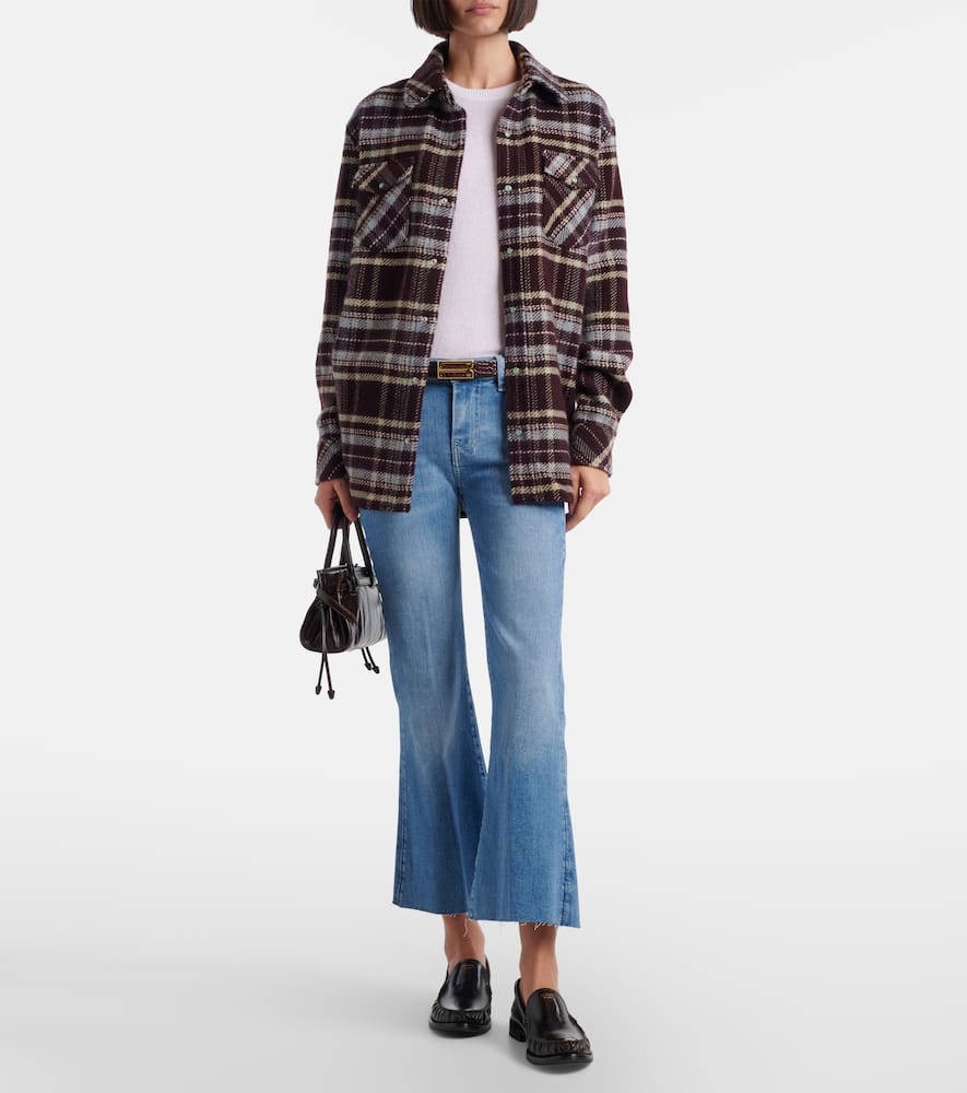Dojo cropped flared jeans