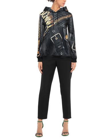 Woman Sweatshirt Black Size 2 Polyester, Elastane