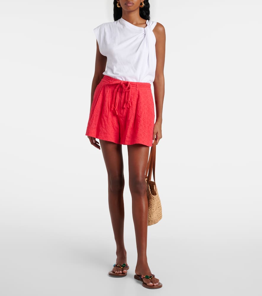 Chantal broderie anglaise cotton shorts