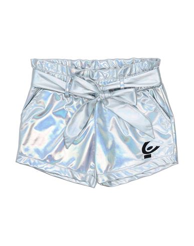 Kid Girl Shorts & Bermuda Shorts Silver Size 14 Polyester