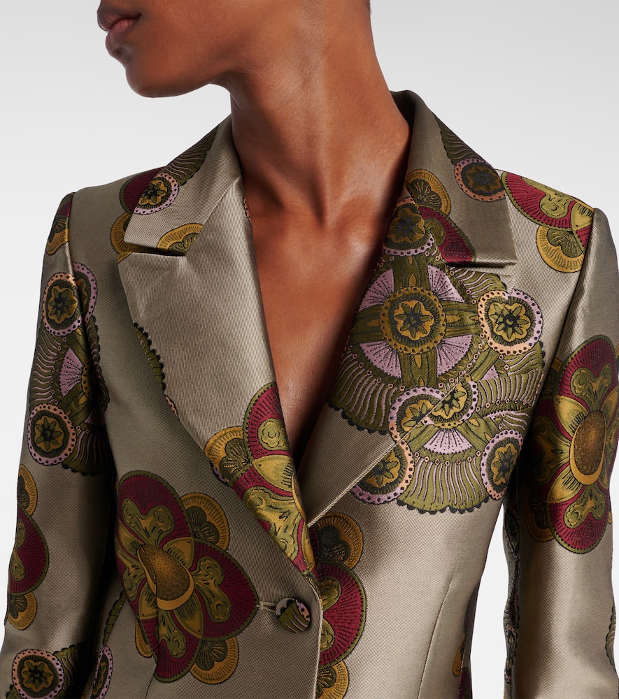 24/7 printed blazer