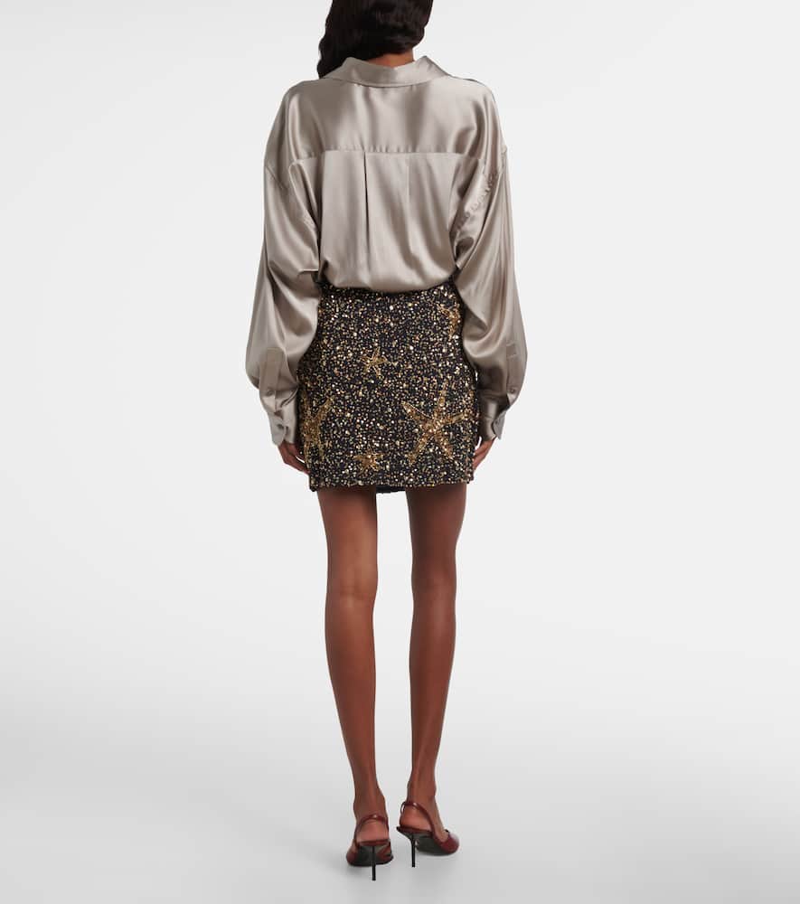 Minna sequined miniskirt