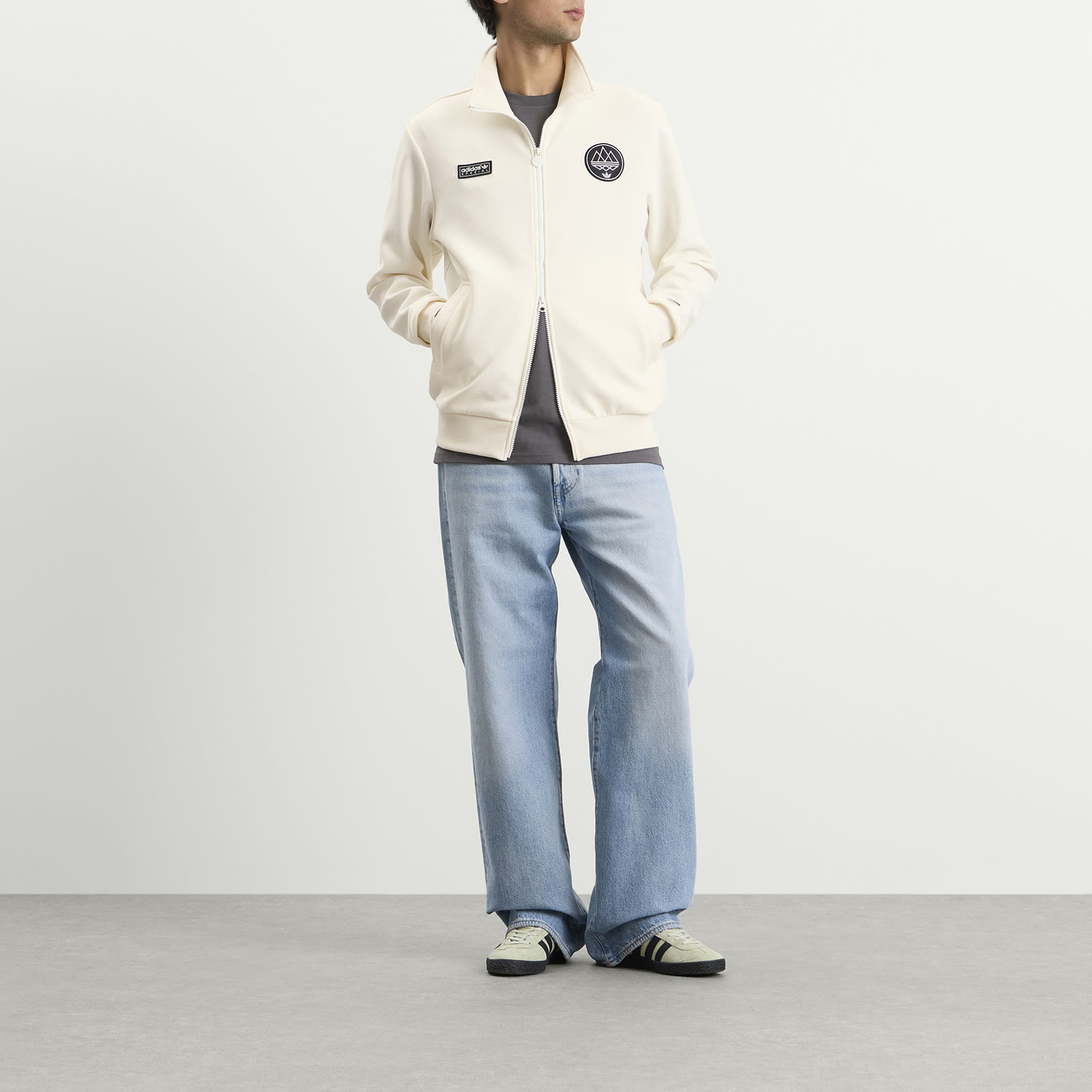END. x Men's Angelzarke SPZL Track Top Neutrals