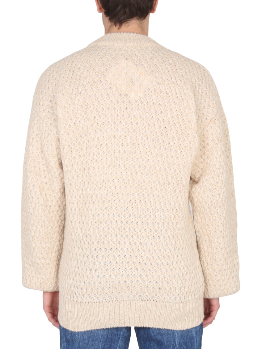 Beige Knitted Sweaters