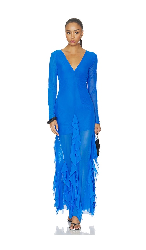 Especia Galene Long Dress in Blue. - XS also in S, M